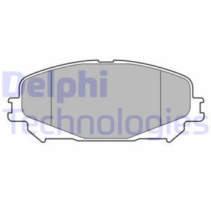 DELPHI LP3734 Pastillas de freno Delantero para