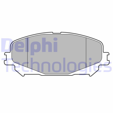 DELPHI LP3734 Bremsbeläge Vorne für