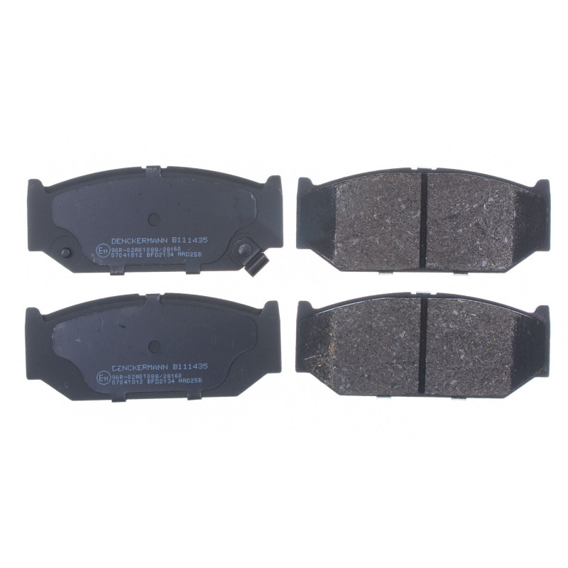 DENCKERMANN B111435 Bremsbeläge Vorne für