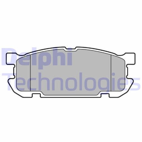 DELPHI LP3690 Brake Pads Set Rear for