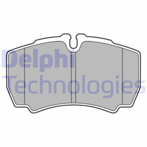 DELPHI LP3686 Brzdové platničky Zadné pre