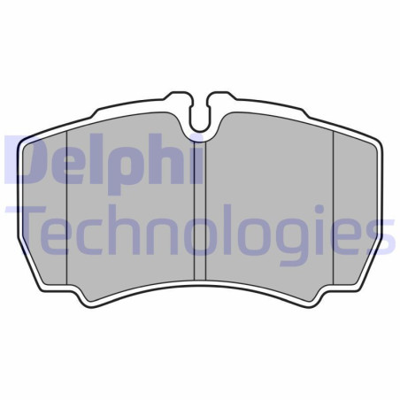 DELPHI LP3686 Brzdové destičky Zadní pro