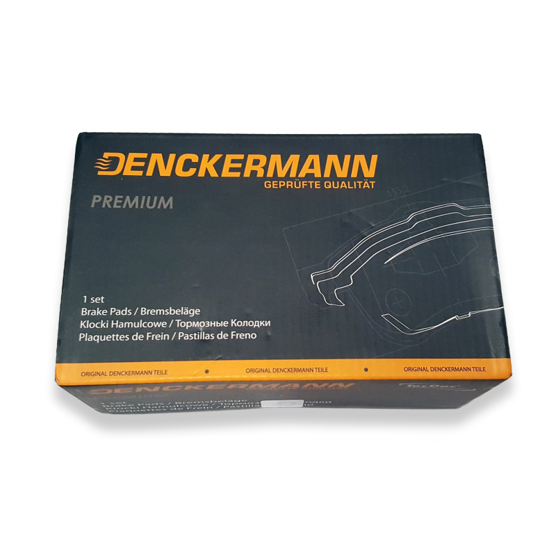 Pastillas de freno Delantero para Alfa Romeo Giulietta (2010-2012) DENCKERMANN B111402