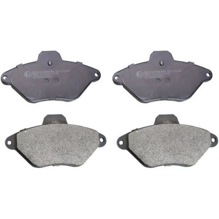 DENCKERMANN B110126 Brzdové destičky Přední pro