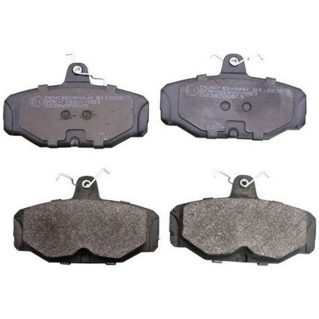 DENCKERMANN B110236 Brake Pads Set Rear for