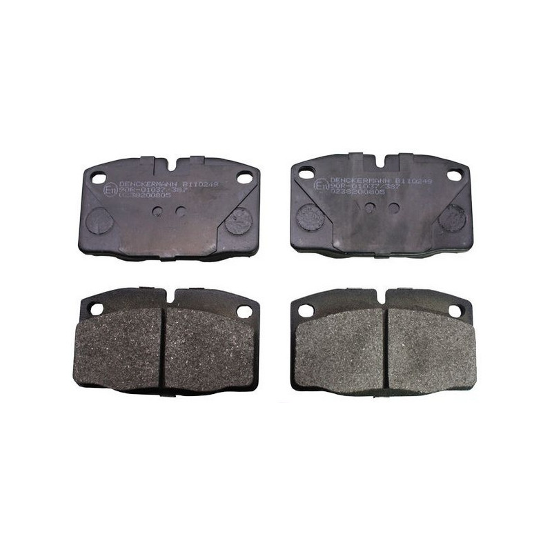 DENCKERMANN B110249 Pastillas de freno Delantero para