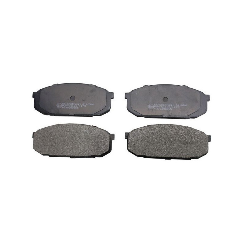 DENCKERMANN B110396 Pastiglie freno Anteriore per