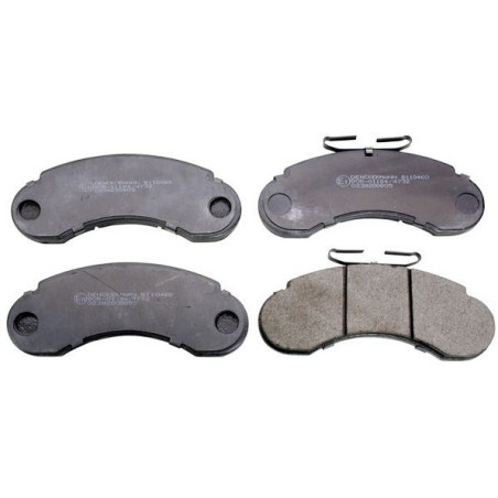 DENCKERMANN B110460 Brzdové destičky Přední pro