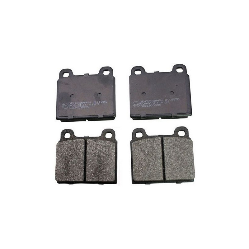 DENCKERMANN B110850 Brzdové platničky Predné pre
