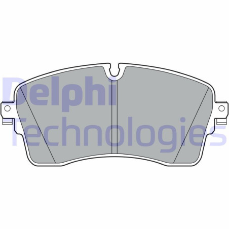 DELPHI LP3395 Brzdové platničky