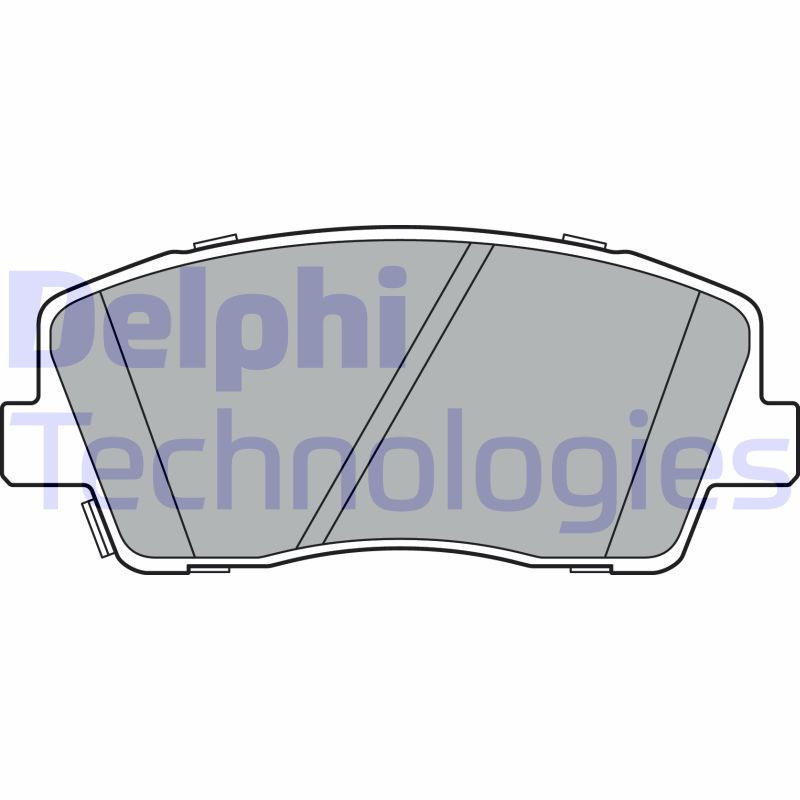DELPHI LP3376 Pastiglie freno Anteriore per