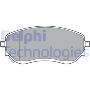 DELPHI LP3401 Brzdové platničky Predné pre
