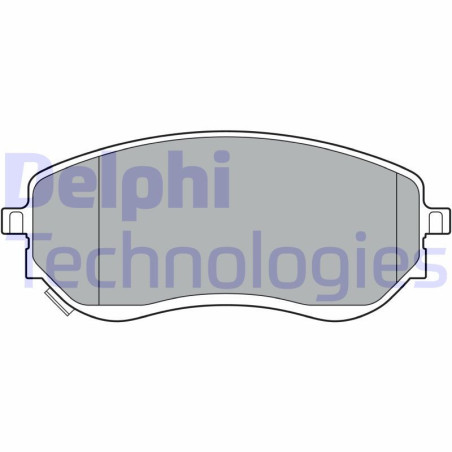 DELPHI LP3401 Plaquettes de frein Avant pour