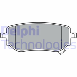DELPHI LP3402 Bremsbeläge Hinten für