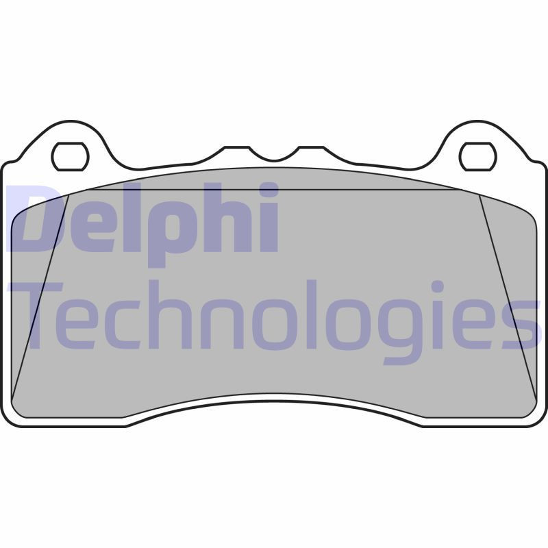 DELPHI LP3436 Klocki hamulcowe Przód dla