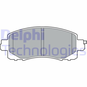DELPHI LP3411 Pastiglie freno Anteriore per