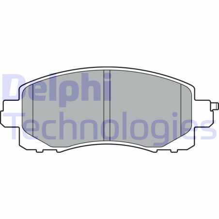 DELPHI LP3411 Klocki hamulcowe Przód dla