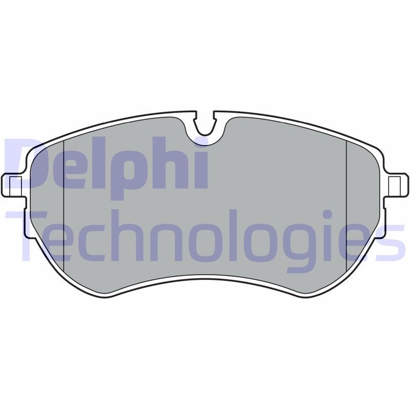 DELPHI LP3406 Pastillas de freno Delantero para