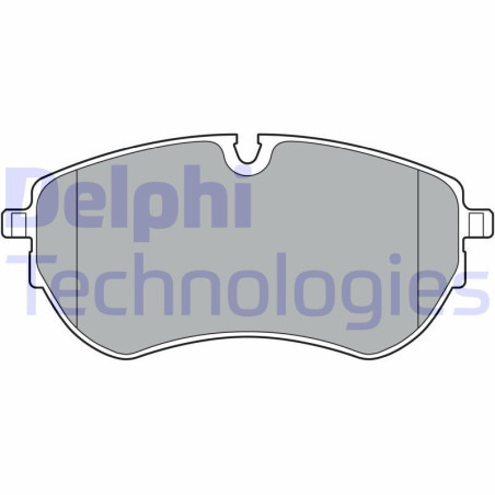 DELPHI LP3406 Pastillas de freno Delantero para