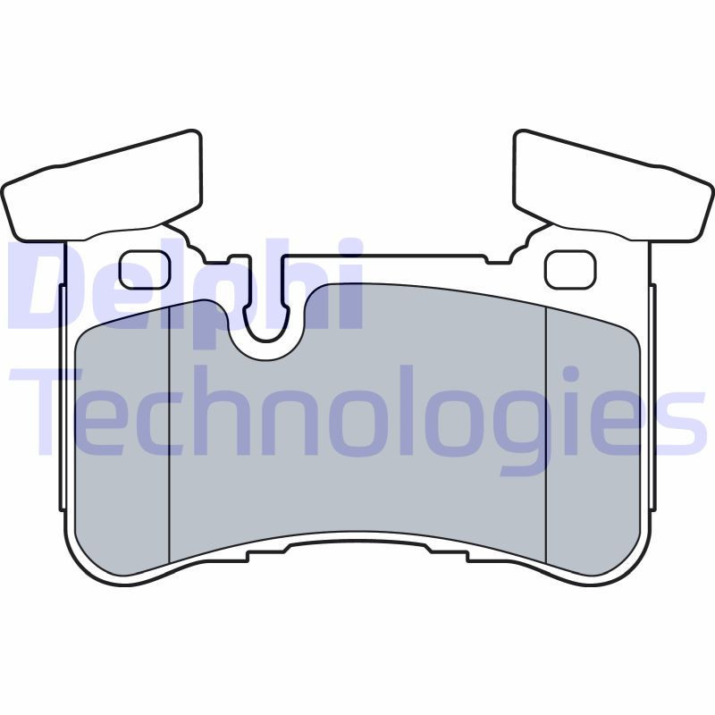 DELPHI LP3516 Brake Pads Set Rear for