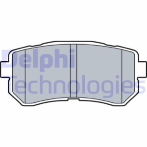 DELPHI LP3521 Bremsbeläge Hinten für