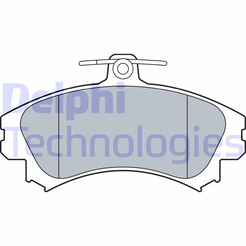 DELPHI LP3533 Brake Pads Set Front for