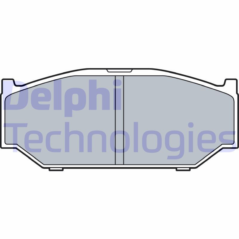 DELPHI LP3544 Plaquettes de frein Avant pour