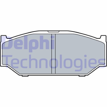 DELPHI LP3544 Brzdové platničky Predné pre