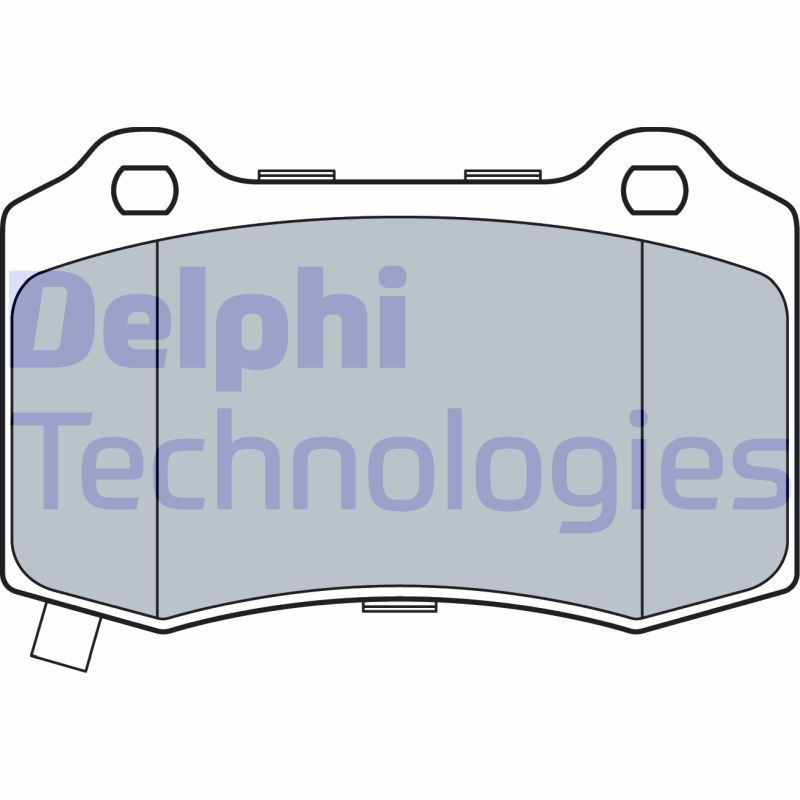 DELPHI LP3547 Plaquettes de frein Arrière pour