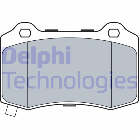DELPHI LP3547 Pastiglie freno Posteriore per