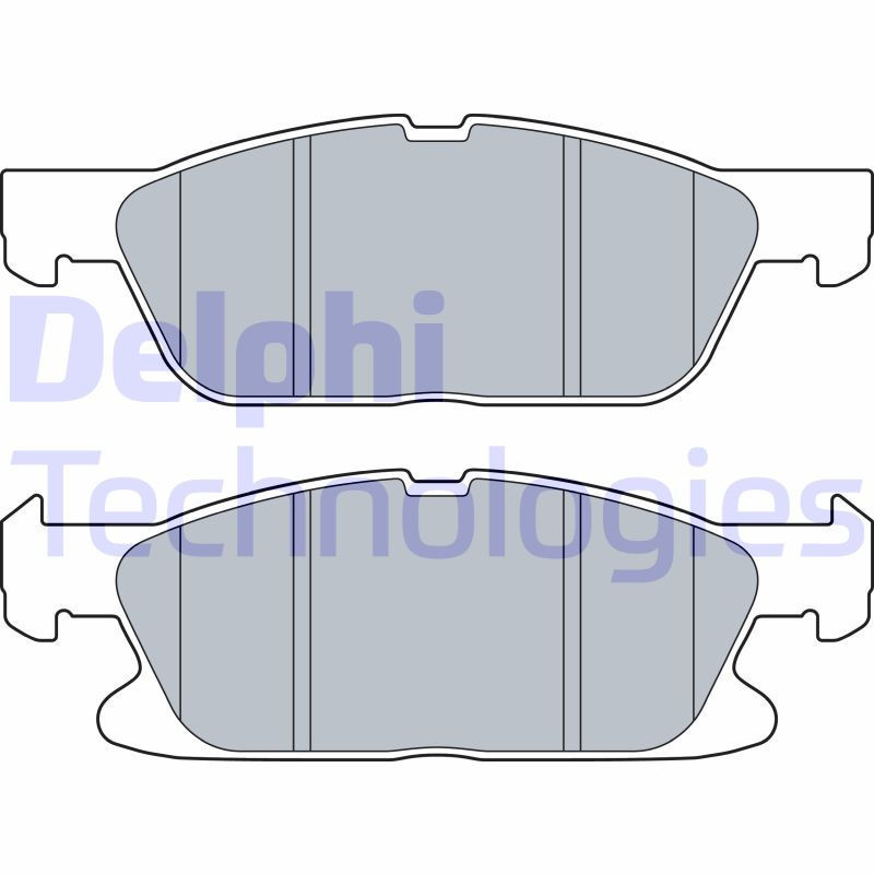 DELPHI LP3280 Pastiglie freno Anteriore per