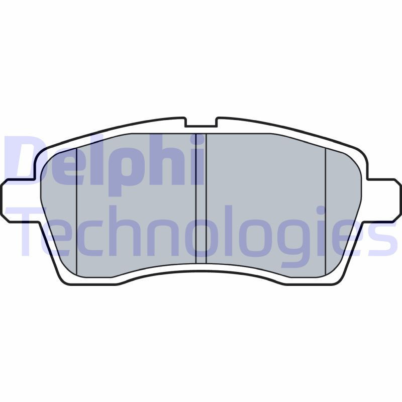 DELPHI LP3510 Klocki hamulcowe Przód dla