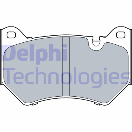DELPHI LP3511 Plaquettes de frein Avant pour