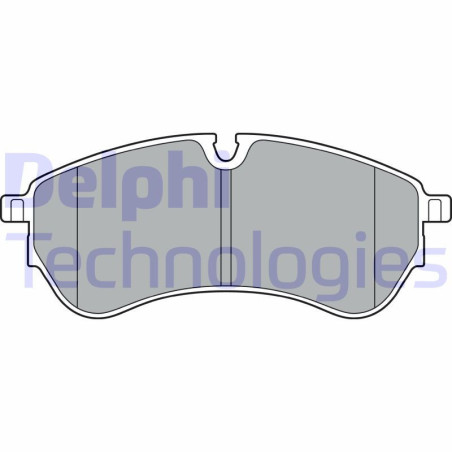 DELPHI LP3410 Klocki hamulcowe Przód dla
