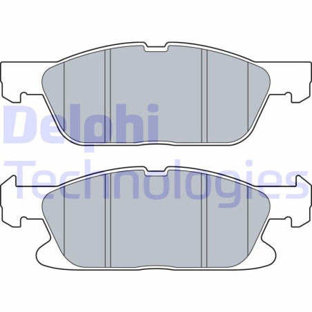 DELPHI LP3536 Klocki hamulcowe Przód dla