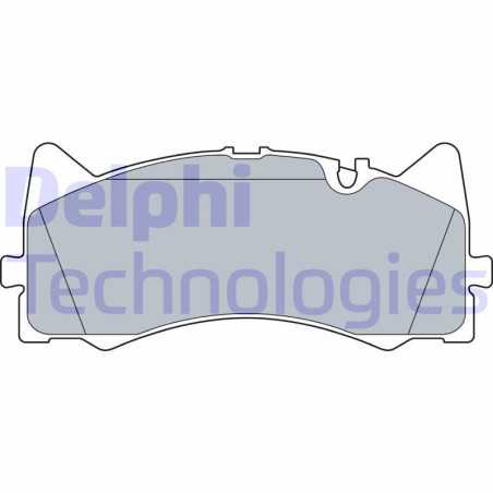 DELPHI LP3527 Brzdové platničky Predné pre
