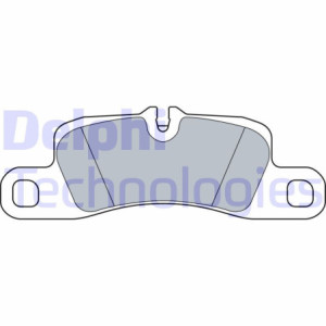 DELPHI LP3546 Pastiglie freno Posteriore per