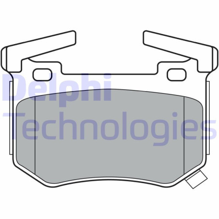 DELPHI LP3397 Brake Pads Set Rear for