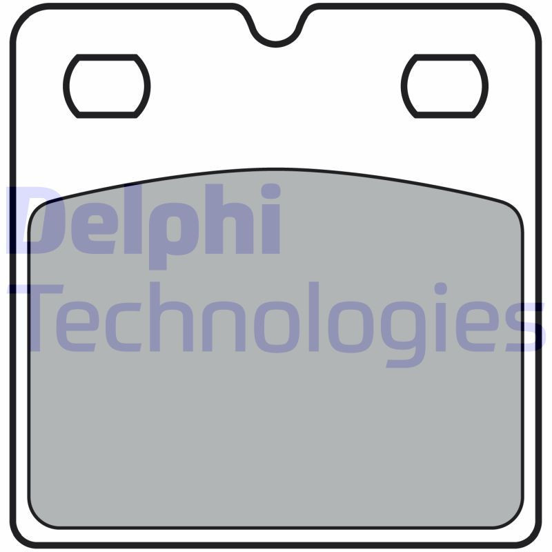DELPHI LP3405 Plaquettes de frein Arrière pour