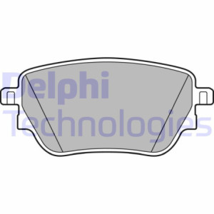 DELPHI LP3438 Pastiglie freno Posteriore per