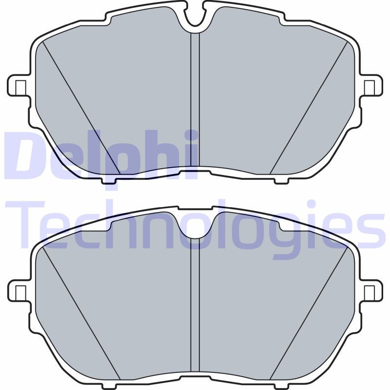 DELPHI LP3518 Brzdové platničky Predné pre