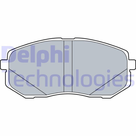 DELPHI LP3538 Brake Pads Set Front for