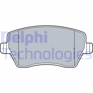 DELPHI LP3551 Brzdové platničky Predné pre
