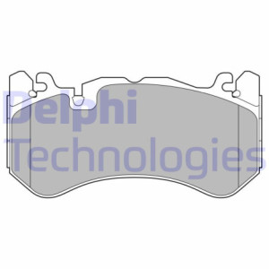 DELPHI LP3589 Brzdové platničky Predné pre