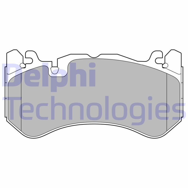 DELPHI LP3589 Pastiglie freno Anteriore per
