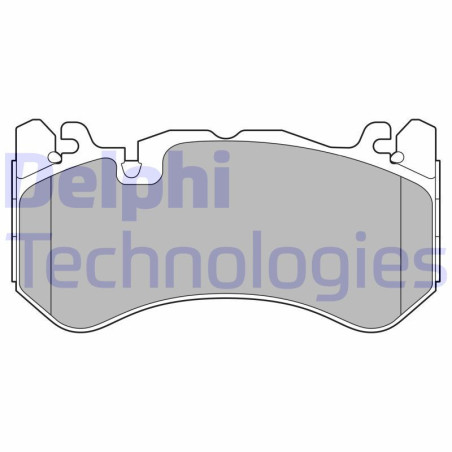 DELPHI LP3589 Brzdové platničky Predné pre