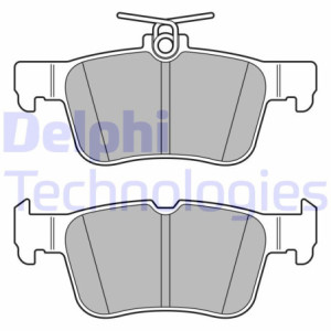 DELPHI LP3590 Brzdové platničky Zadné pre