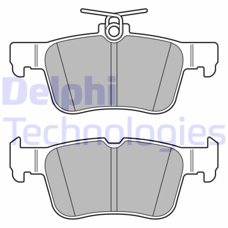 DELPHI LP3590 Pastillas de freno Trasero para