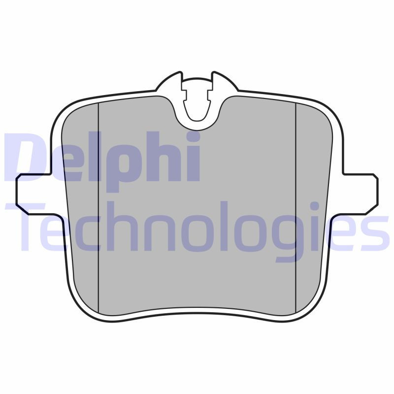 DELPHI LP3617 Pastiglie freno Posteriore per