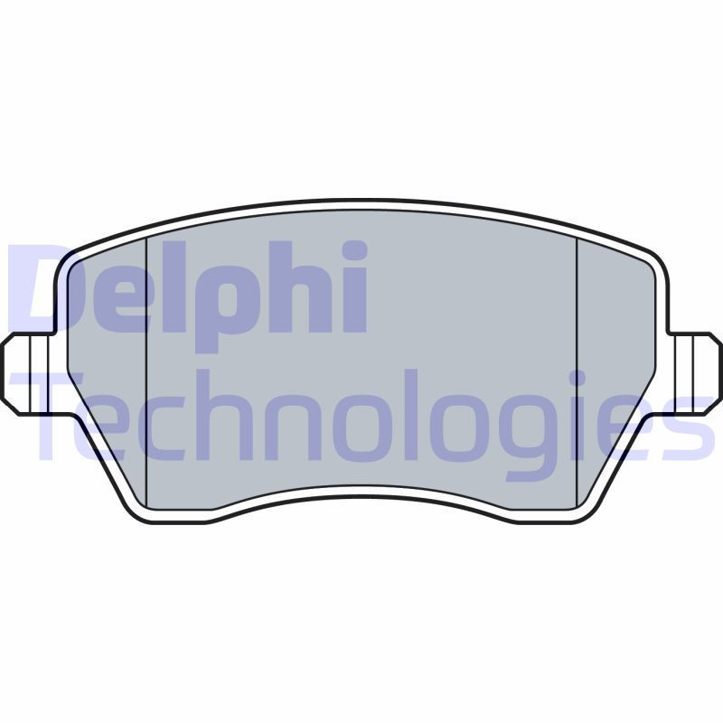 DELPHI LP3550 Pastillas de freno Delantero para